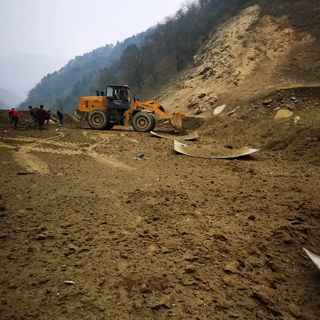 Explosive composite panel production site Explosive composite panel production site