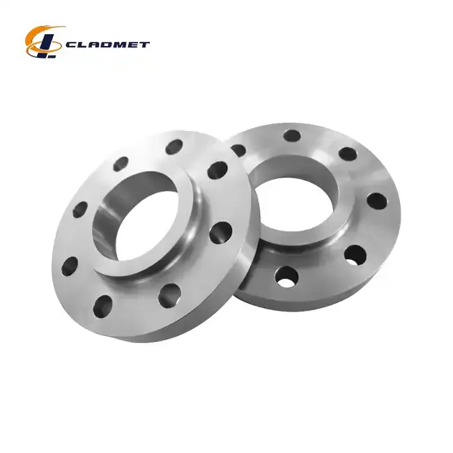 Titanium-Carbon Steel Clad Flange Titanium-Carbon Steel Clad Flange