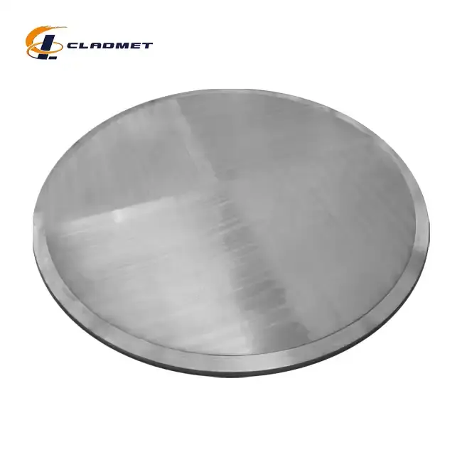 Zirconium titanium clad plates Zirconium titanium clad plates