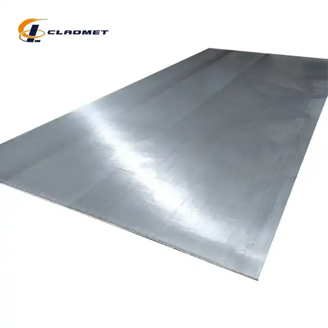 Zirconium-steel-clad-plate