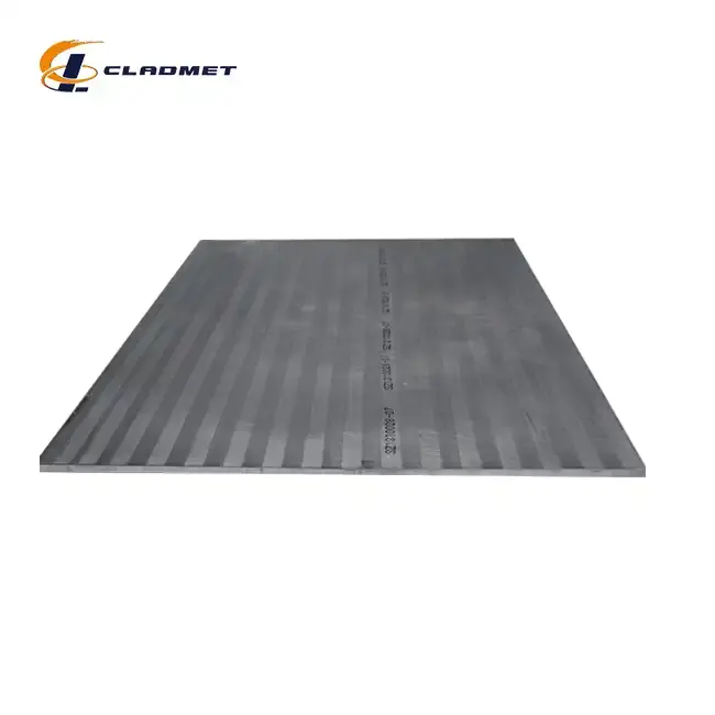 Nickel-steel-clad-plate