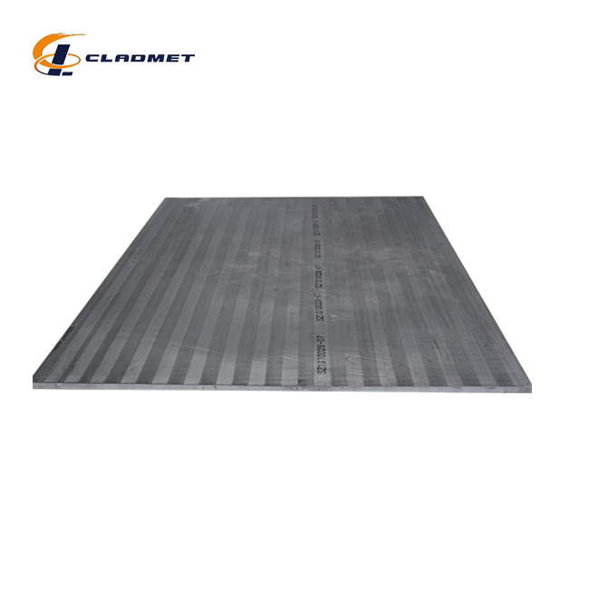 Nickel-steel-clad-plate