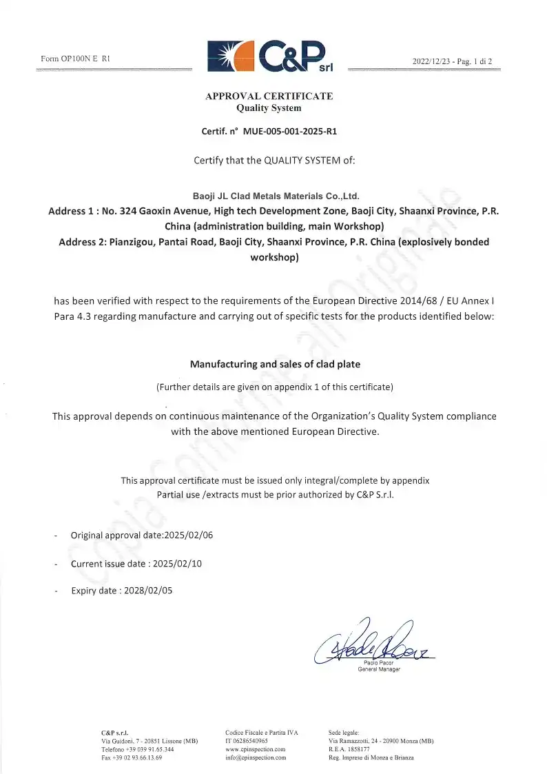 Certif. MUE-005-001-2025-R1 Certif. MUE-005-001-2025-R1