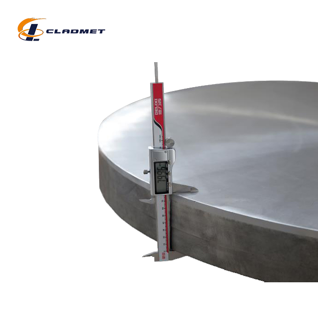 Explosion Bonded Titanium Clad Stainless Steel Plate Explosion Bonded Titanium Clad Stainless Steel Plate